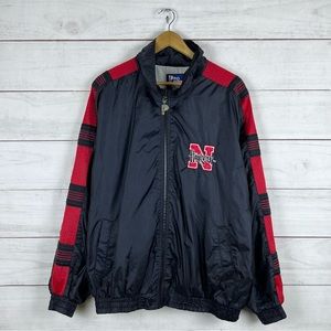 Vintage 1990s Nebraska Huskers Pro Player Windbreaker Tracksuit Set XL